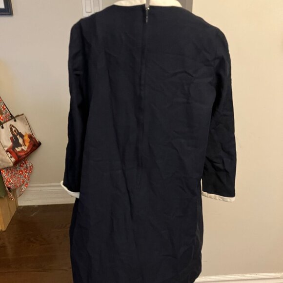 Black MOD Minidress with White Trim - Picture 9 of 9